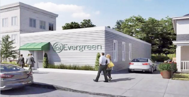 Artist Rendering of Evergreen Farms Group Hyde Park Boston Dispensary - Credit: Evergreen Farms