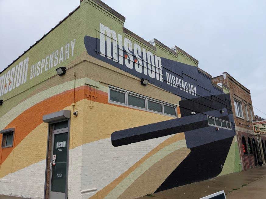 Exterior of Mission South Chicago Dispensary - Credit: Mission