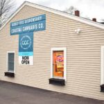Exterior of Coastal Cannabis' Damariscotta Dispensary - Credit: Lincoln County News - Evan Houk