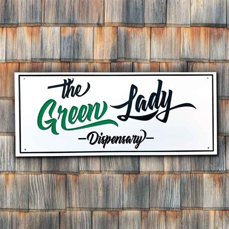 Potential Signage for The Green Lady Newton Dispensary - Credit: The Green Lady