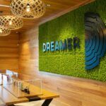 Product Display and Wall Logo at Dreamer's Southampton Dispensary - Photo Credit: Dreamer