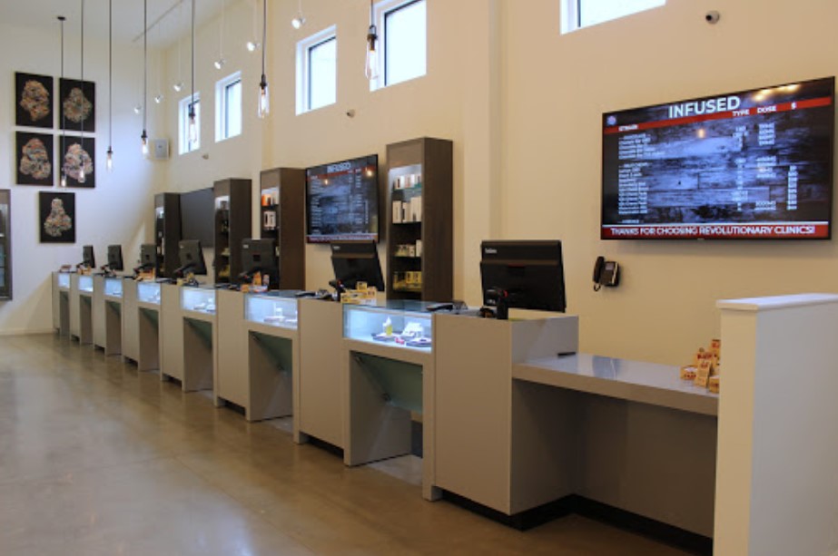 Sales Counter at Revolutionary Clinics' Cambridge Dispensary - Photo Credit: Google User, Wayne Goldstein