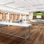 Sales Floor at Terps' Attleboro Dispensary (rendering) - Photo Credit: Colwell Architects
