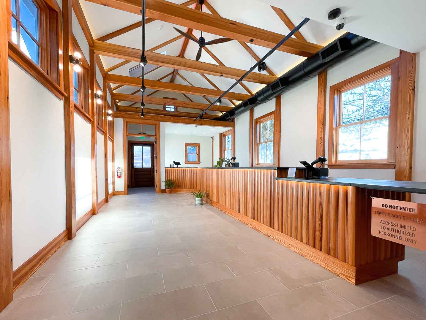 Sales Floor at Piping Plover's Wellfleet Dispensary - Photo Credit: Piping Plover