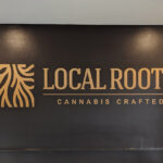 Wall Logo at Local Roots Marlborough Dispensary - Photo Credit: Local Roots