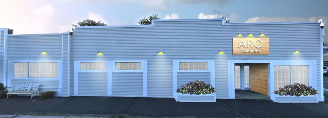 Artist Rendering of the Storefront at Aro Cannabis Marblehead Dispensary - Photo Credit: Aro Cannabis